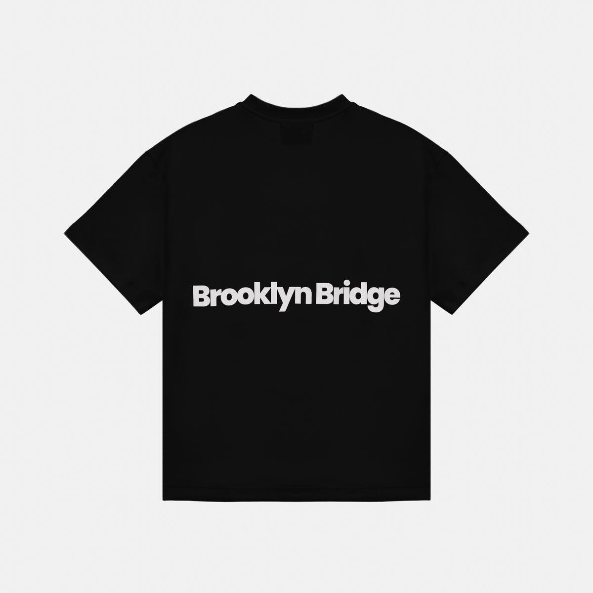 Boxy Fit Tee Brooklyn Bridge Negro