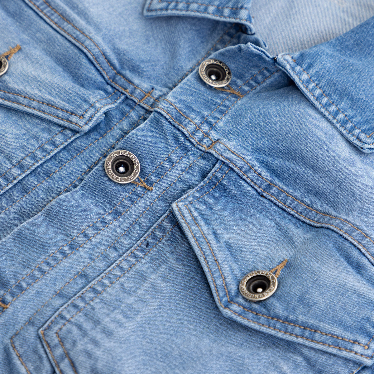 Chaqueta Denim Clásica Azul Medio