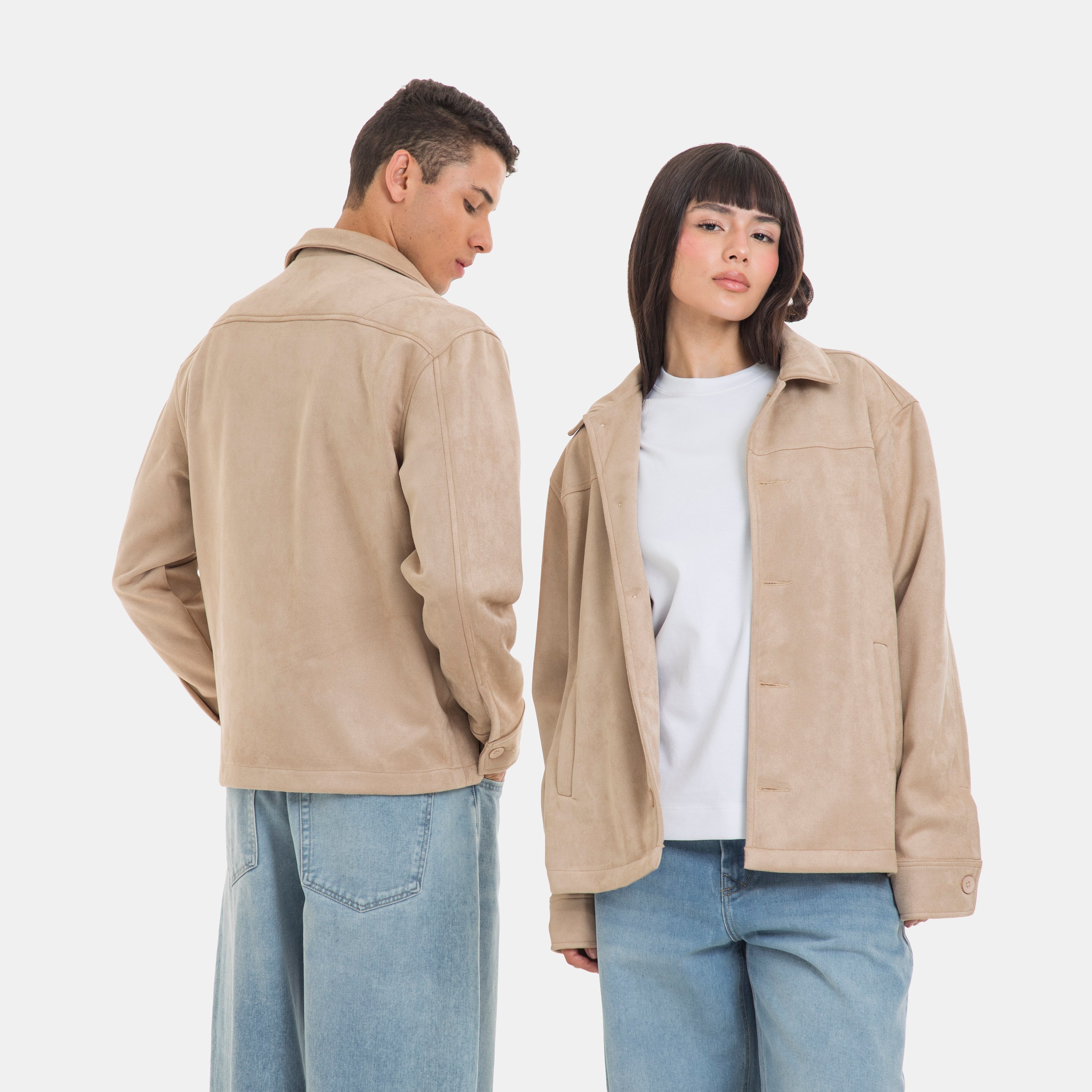 Suede Classic Jacket Kaki