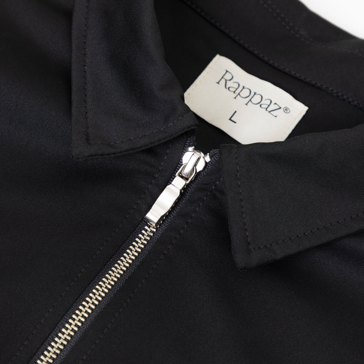 Clean Zip Jacket Negro