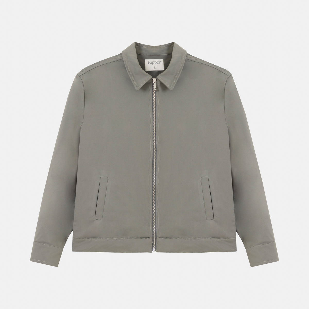 Clean Zip Jacket Taupe