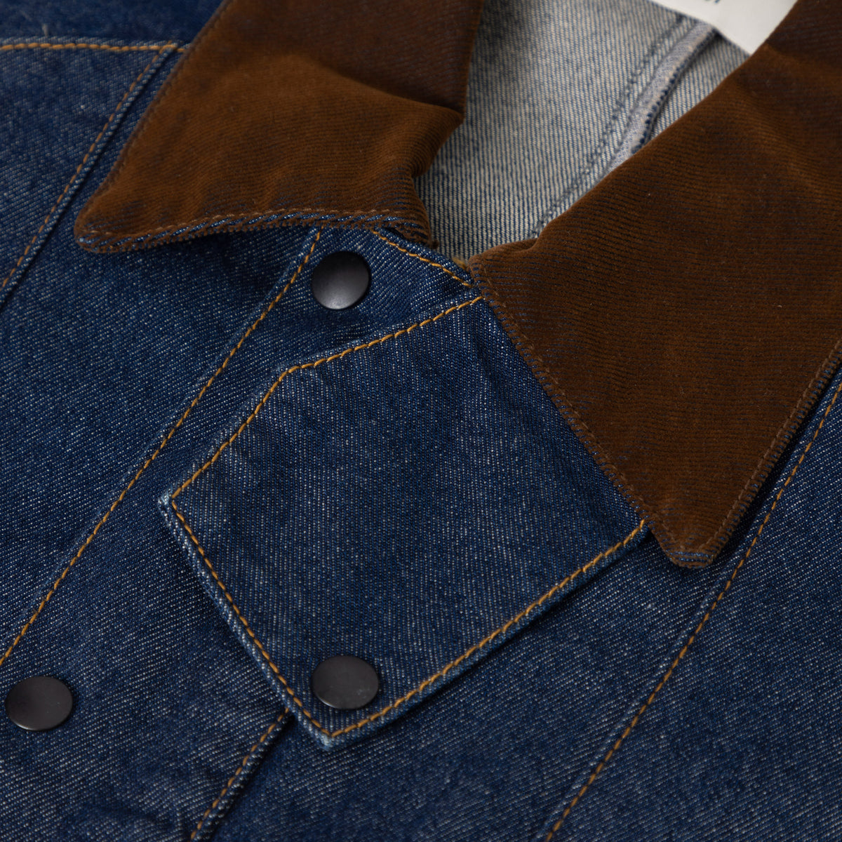 Ranch Boxy Jacket Azul Oscuro