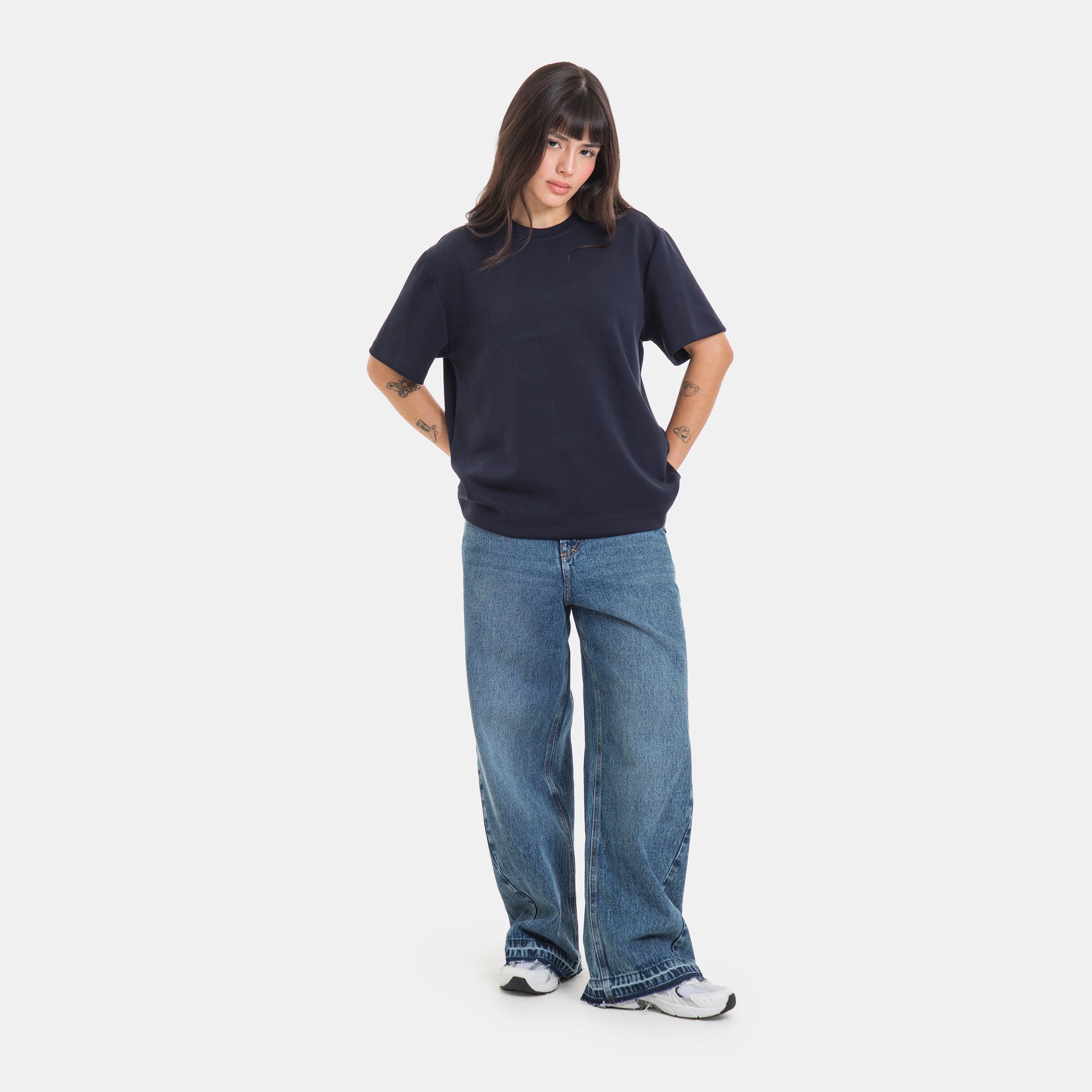 Loose Baggy Jean Azul Claro