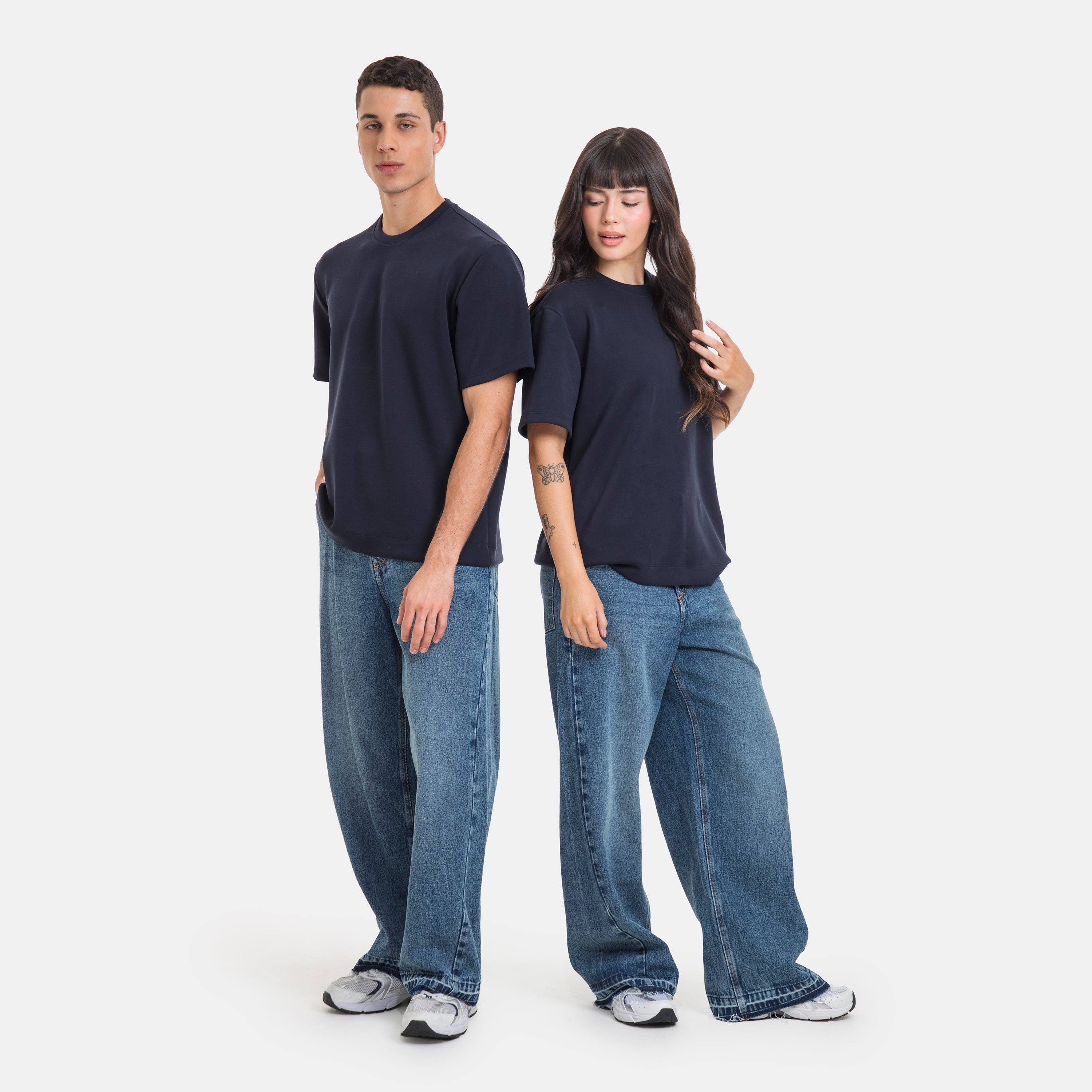 Loose Baggy Jean Azul Claro