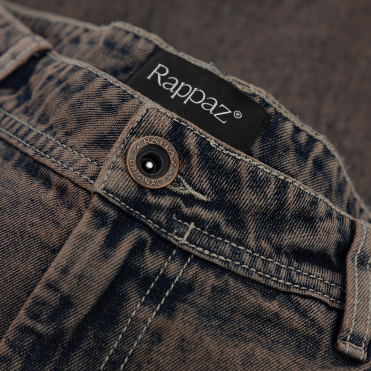 Rust Baggy Jean Dirty