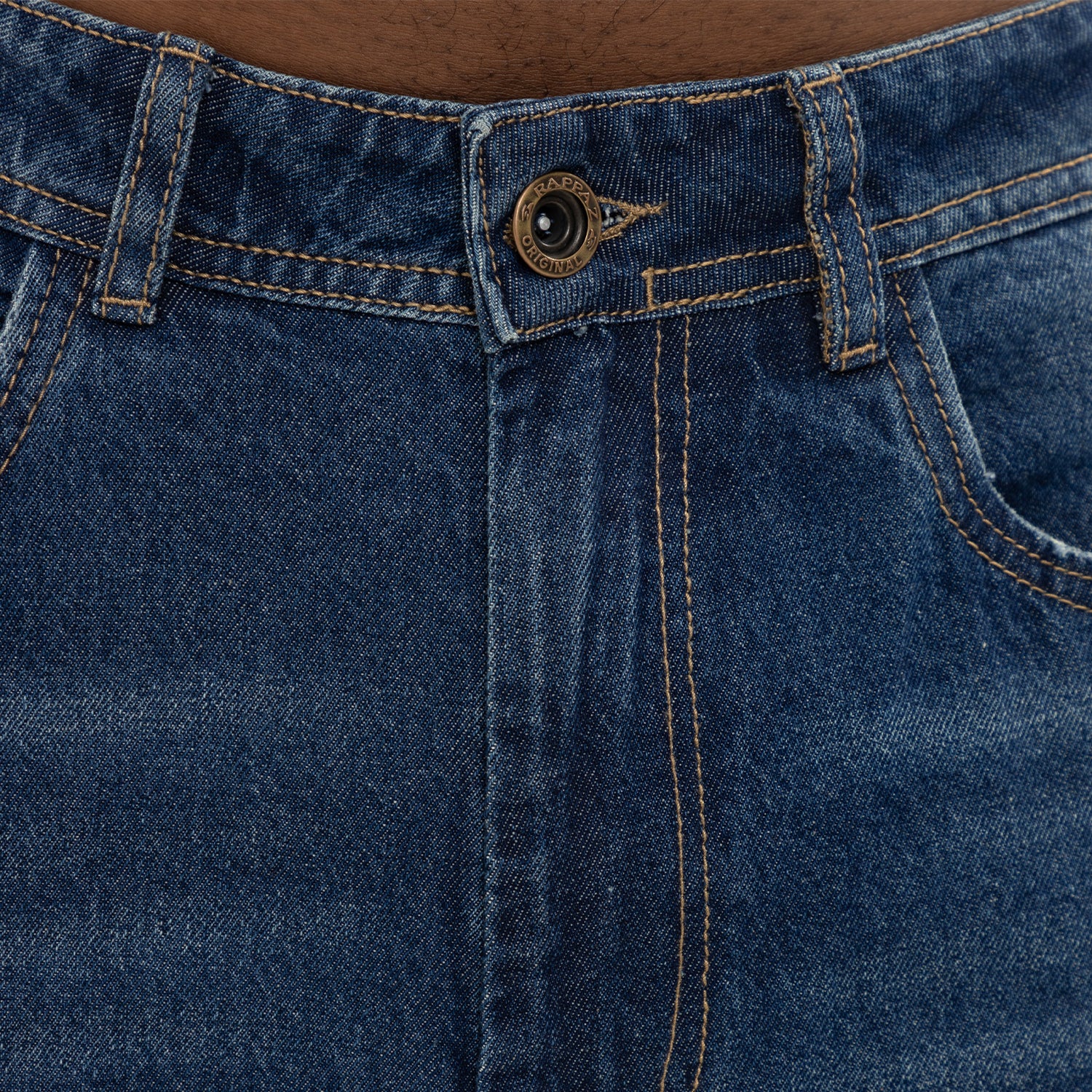 Oversized Flow Denim Deep Blue