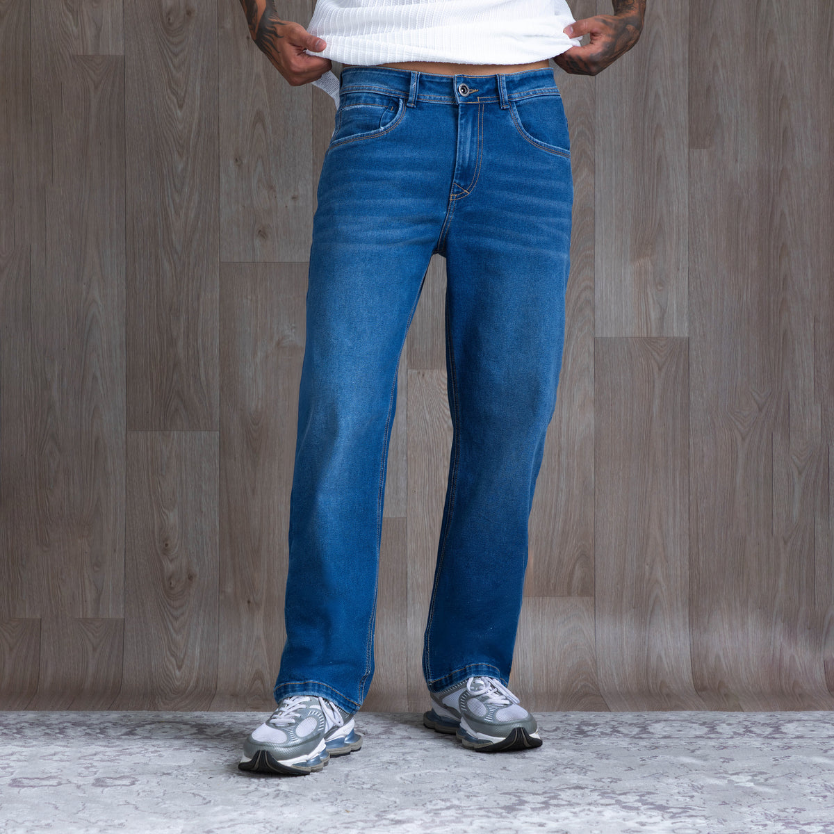 Classic Regular Jean Azul Medio