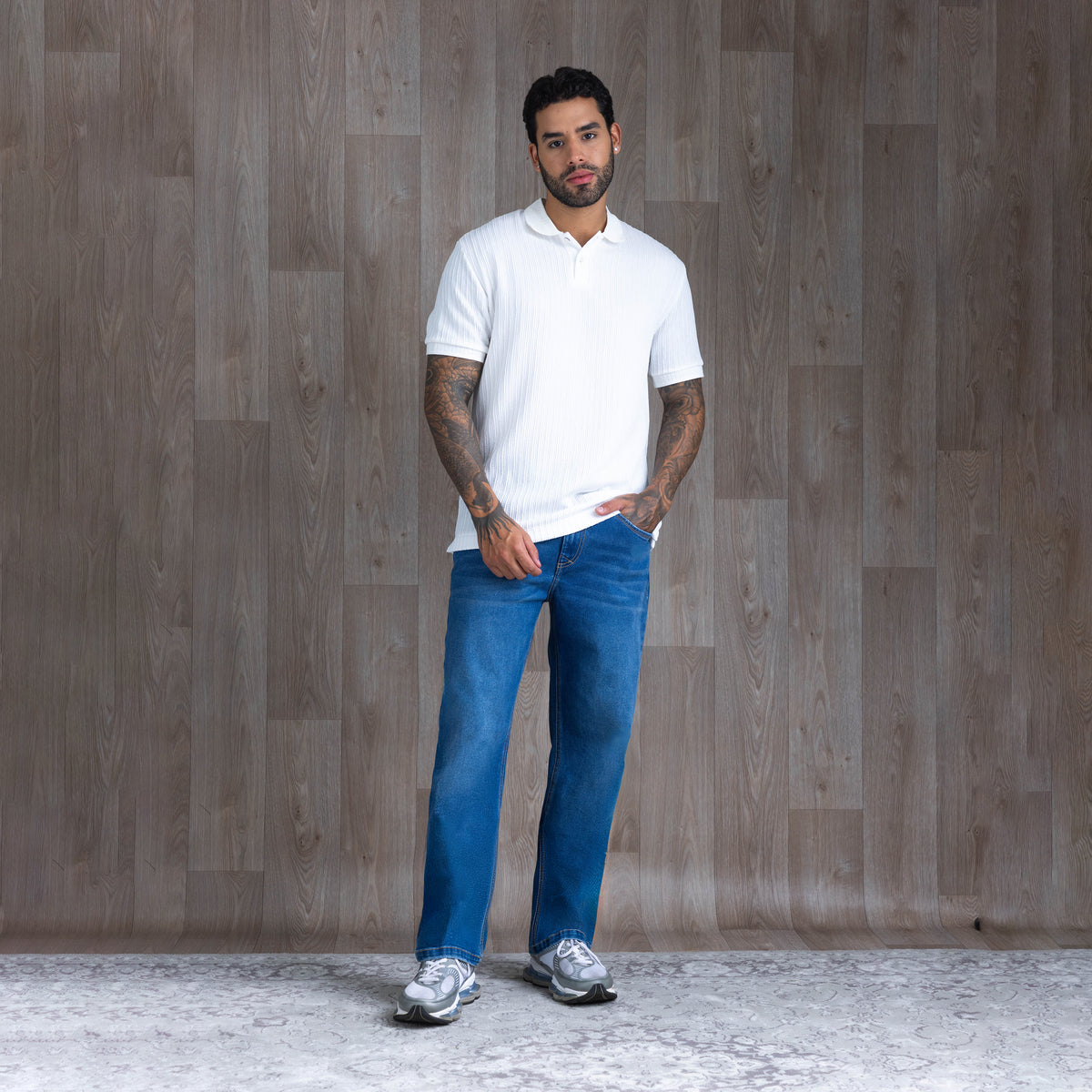 Classic Regular Jean Azul Medio
