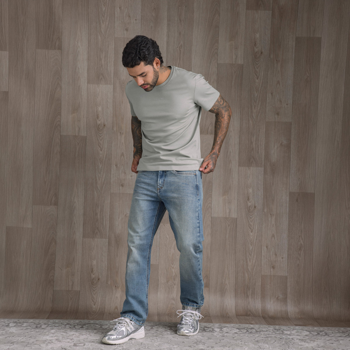 Vintage Regular Jean Azul Medio