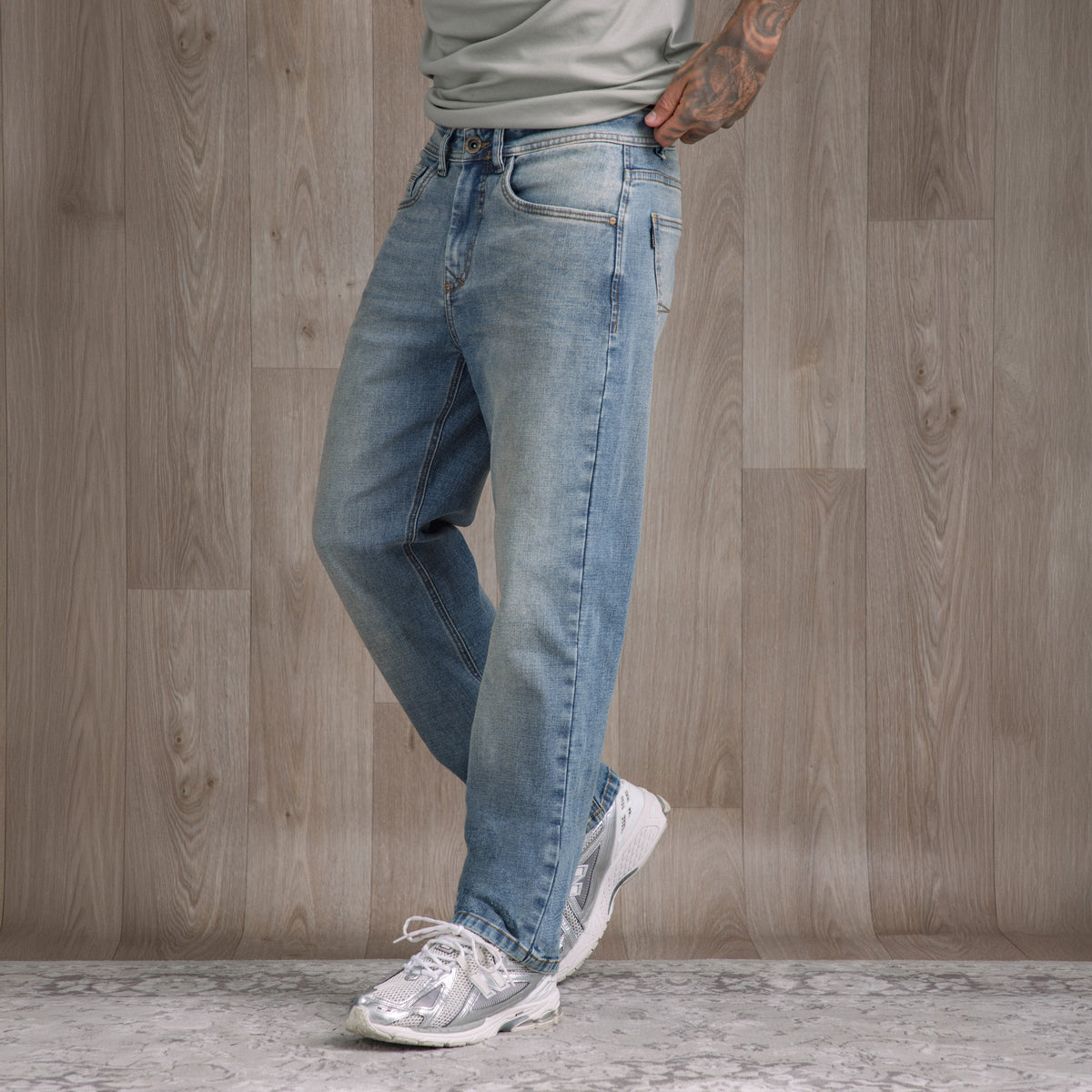 Vintage Regular Jean Azul Medio
