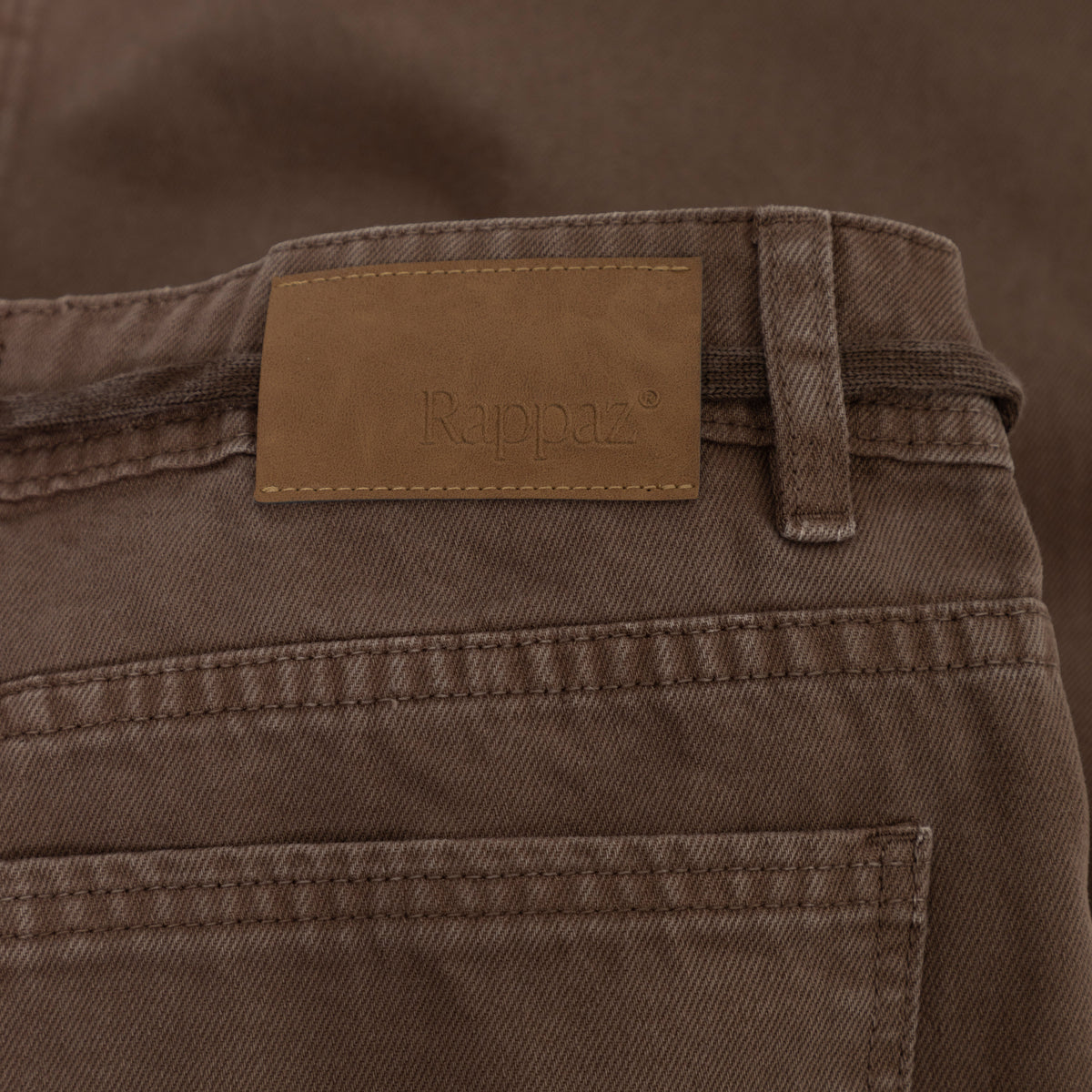 Overdye Barrel Jean Mocca