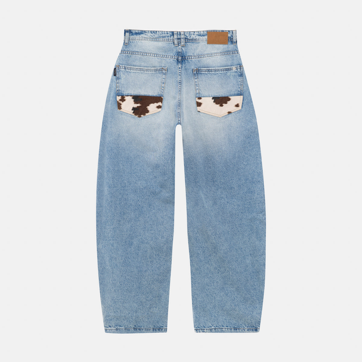 Cow Barrel Fit Denim Light Blue