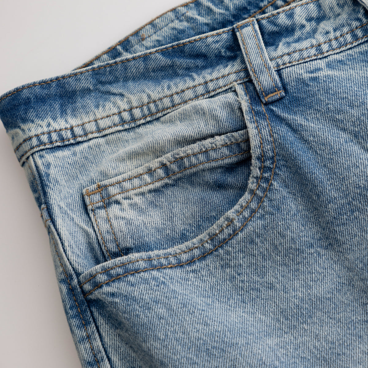 Cow Barrel Fit Denim Light Blue