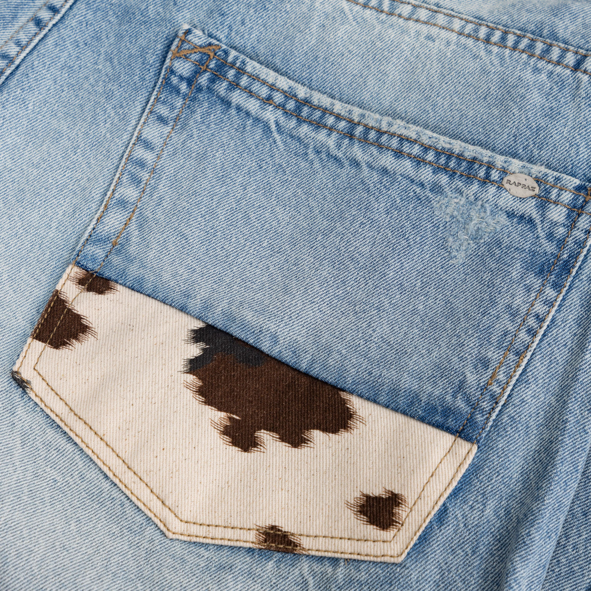 Cow Barrel Fit Denim Light Blue