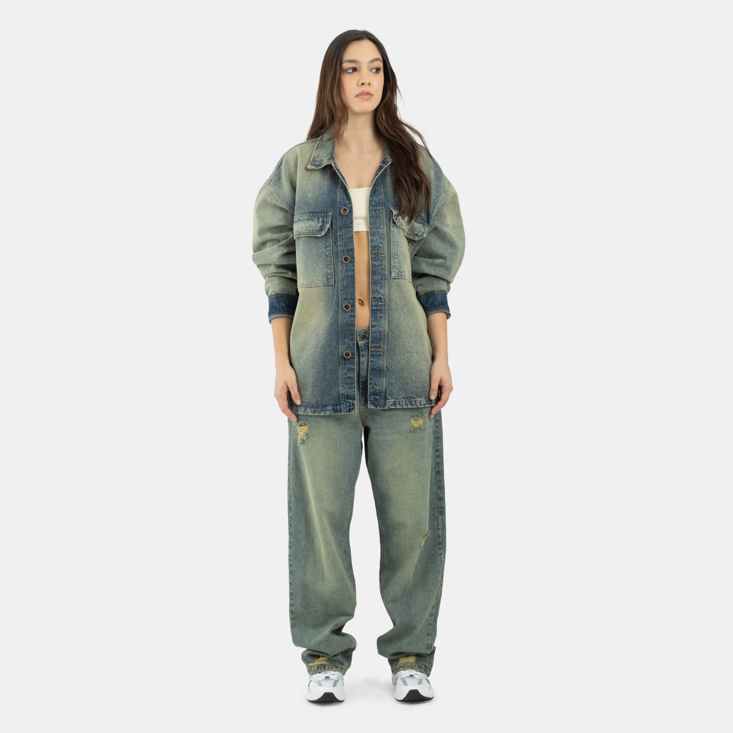 Dirty Wash Relaxed Jean WOMAN