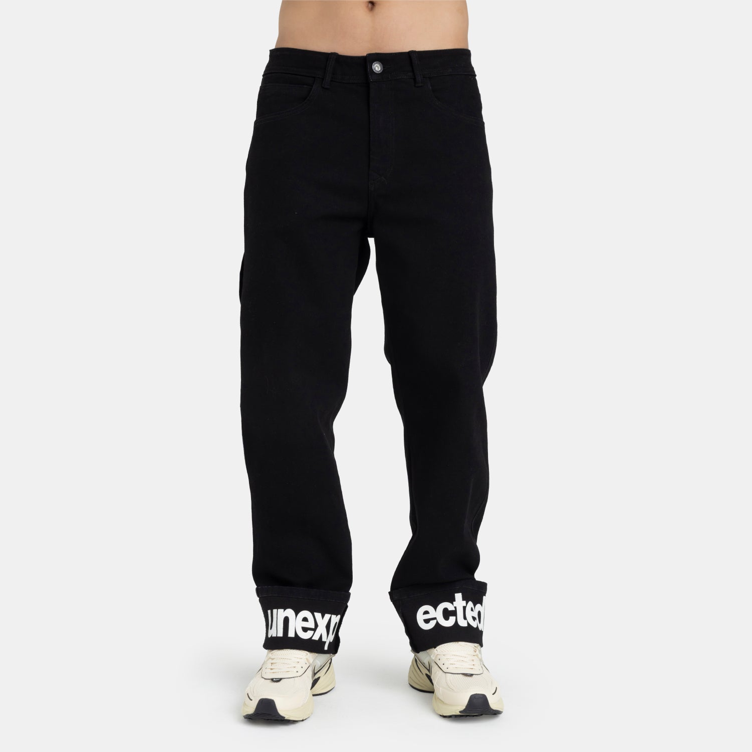 Unexpected Black Relaxed Jeans
