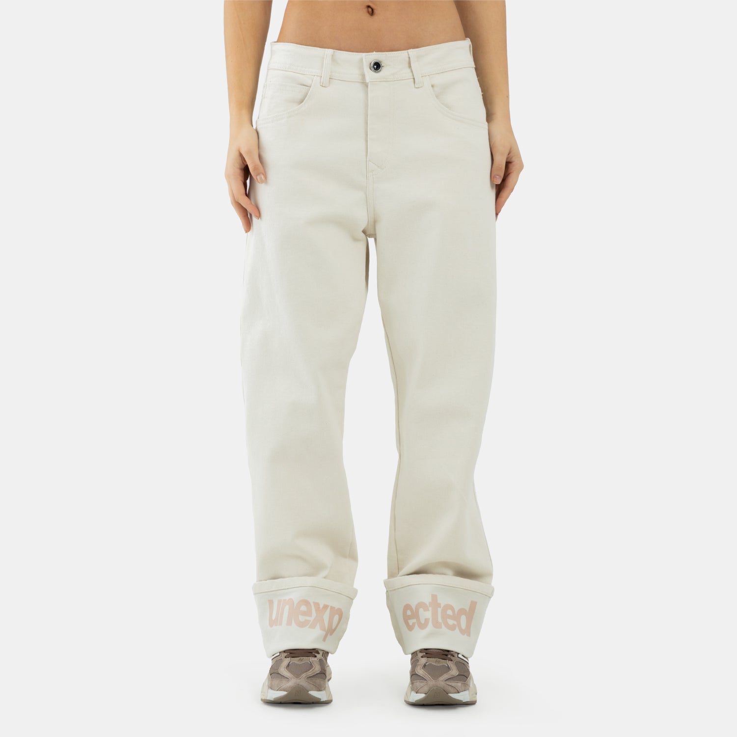 Unexpected Natural Relaxed Jeans WOMAN