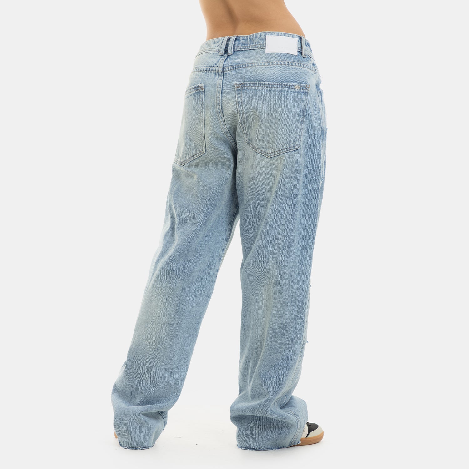 Denim Flow Relaxed Light Blue WOMAN