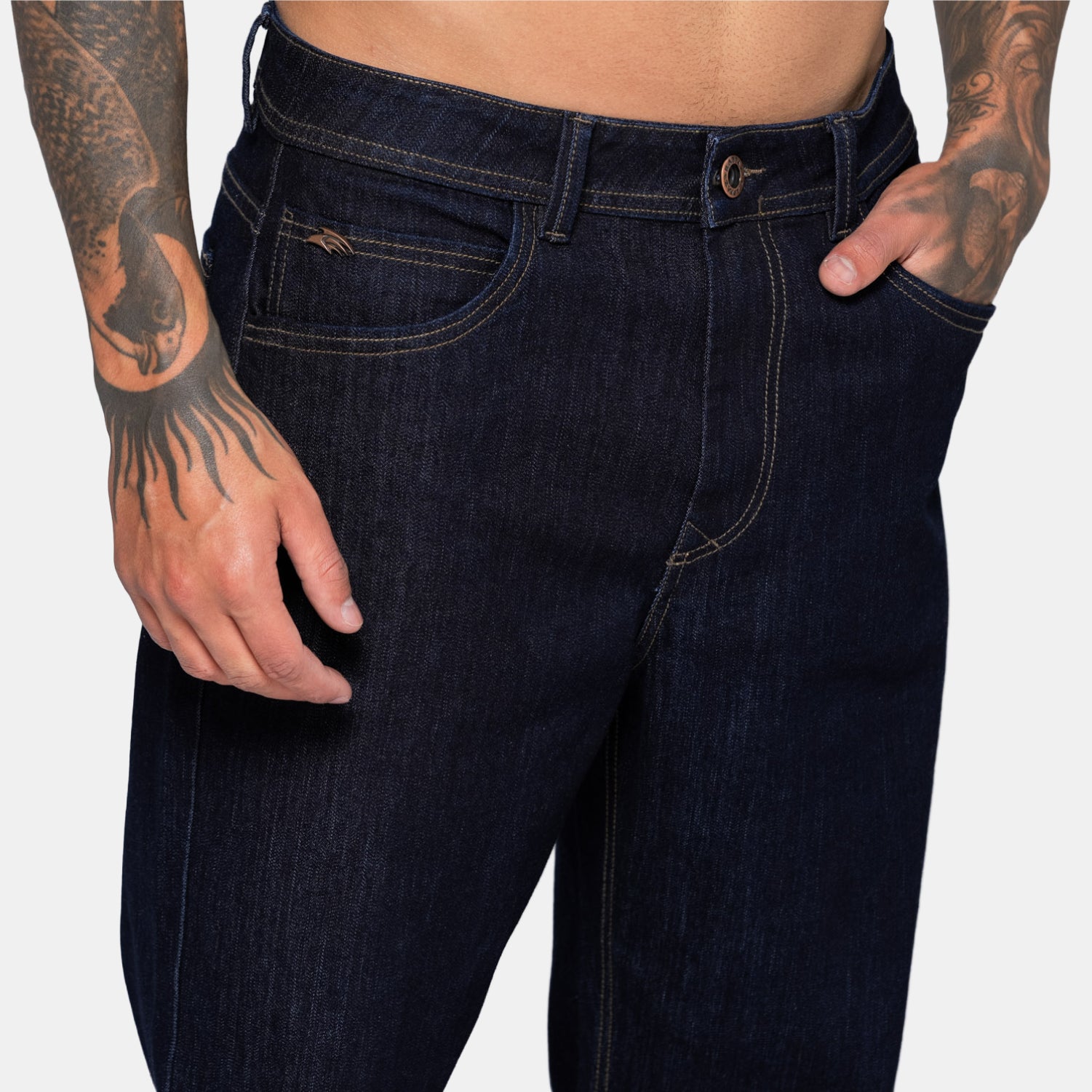 Straight Fit Indigo Signal Dark Blue