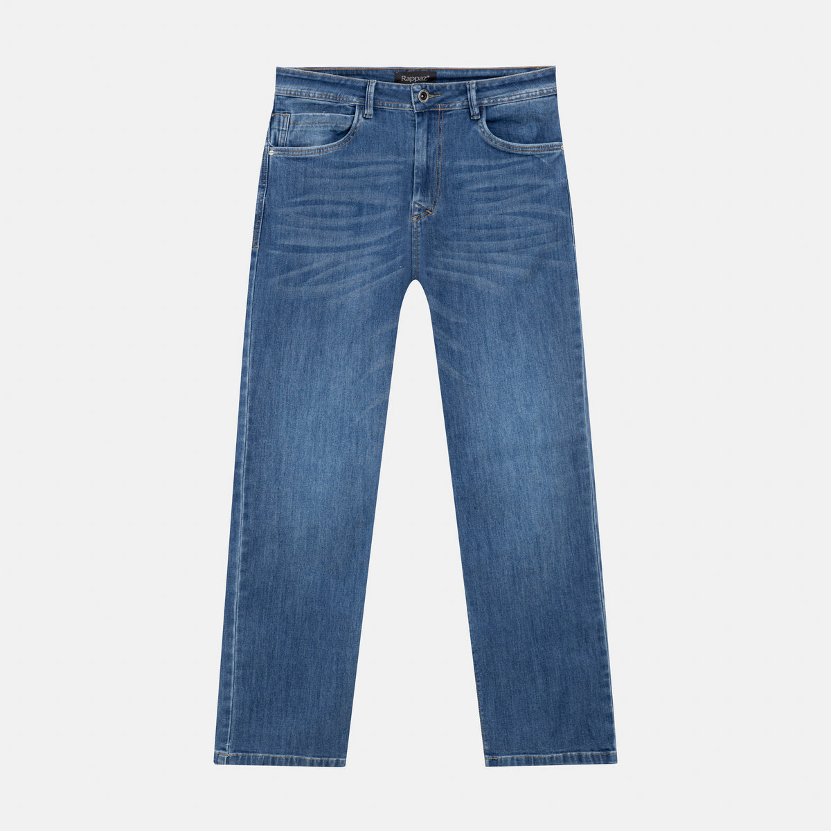Straight Fit Jeans Mid Blue