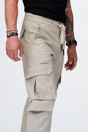 Jogger Cargo Color Negro y Kaki Marca Rappaz