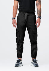 Jogger Cargo Color Negro y Kaki Marca Rappaz