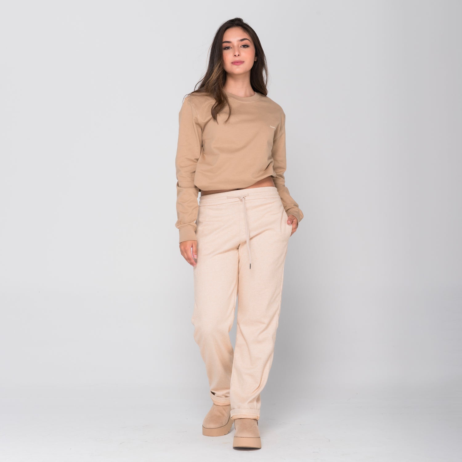 Jogger Clásico Bota Recta Pretina Ajustable con Cordón Marca Rappaz