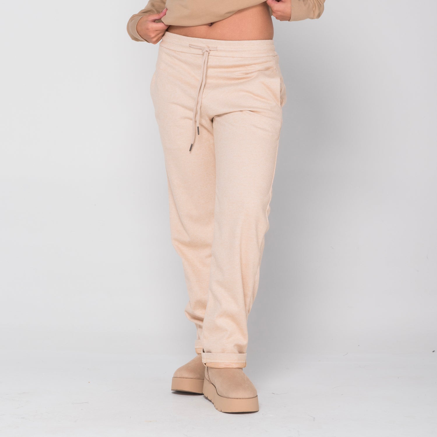 Jogger Clásico Bota Recta Pretina Ajustable con Cordón Marca Rappaz