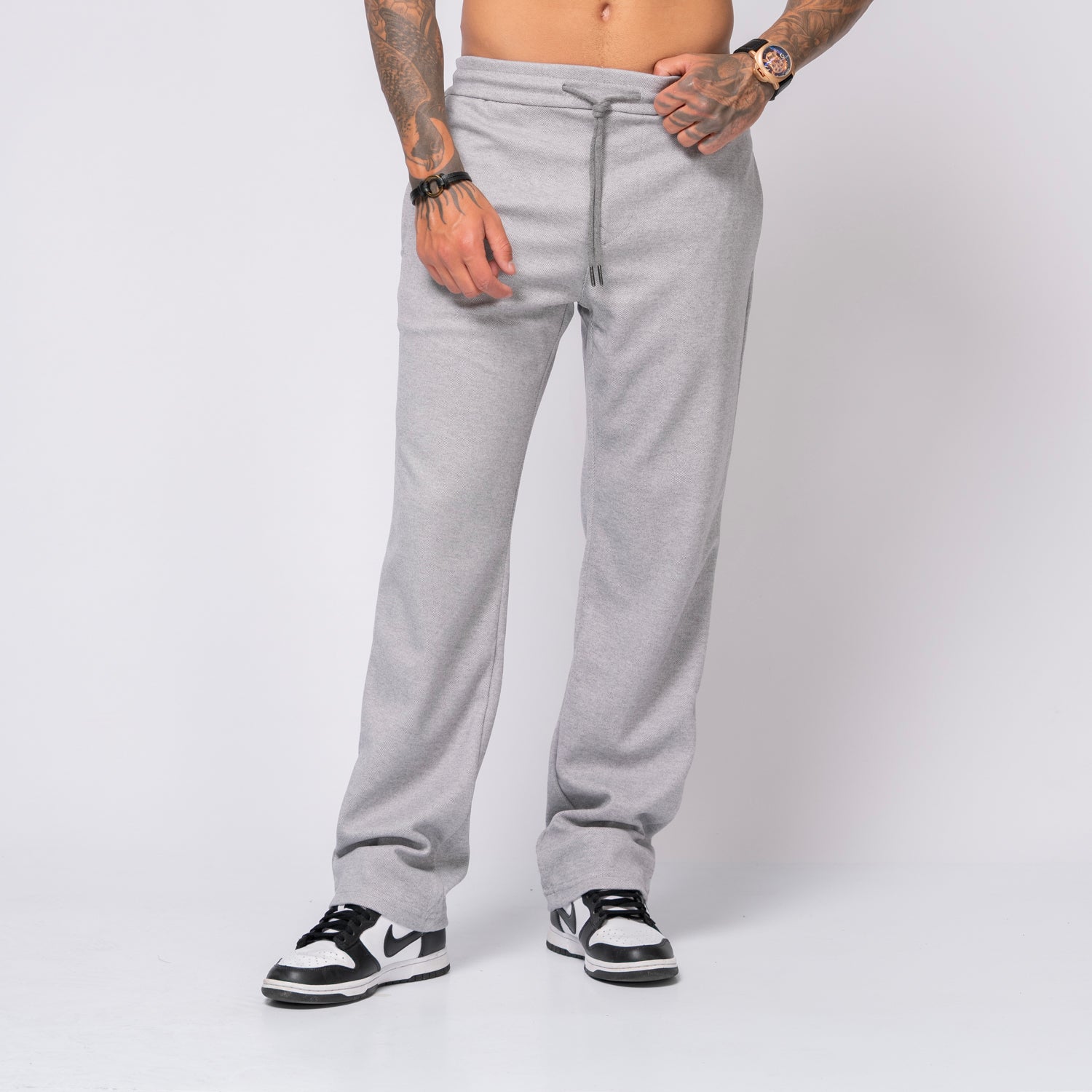 Jogger Clásico Bota Recta Pretina Ajustable con Cordón Marca Rappaz