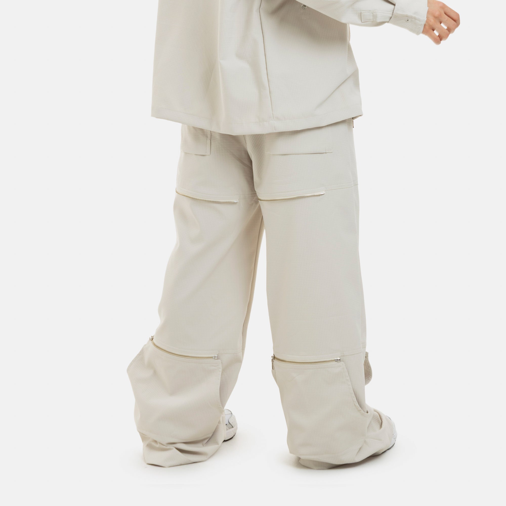 Beige Active Convertible Pants
