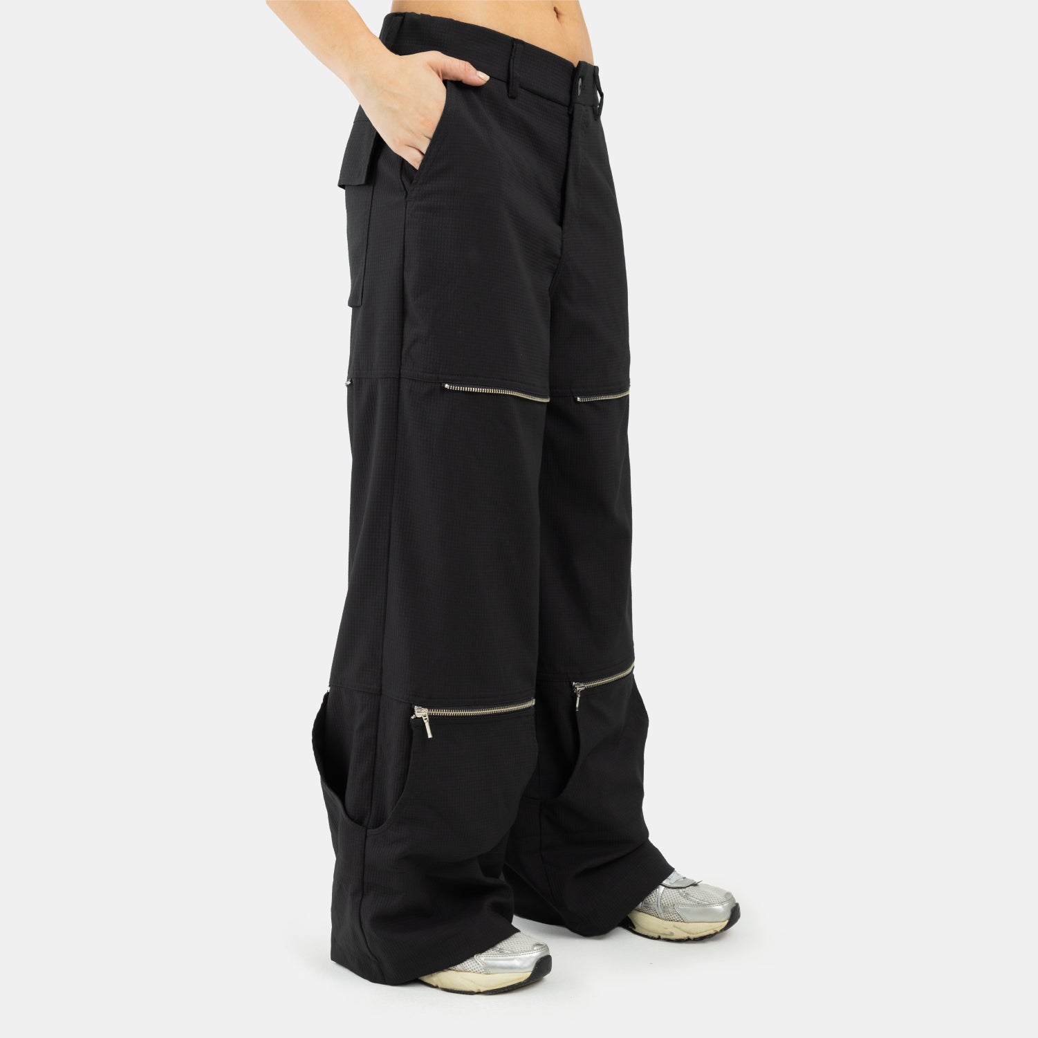 Black Active Convertible Pants WOMAN
