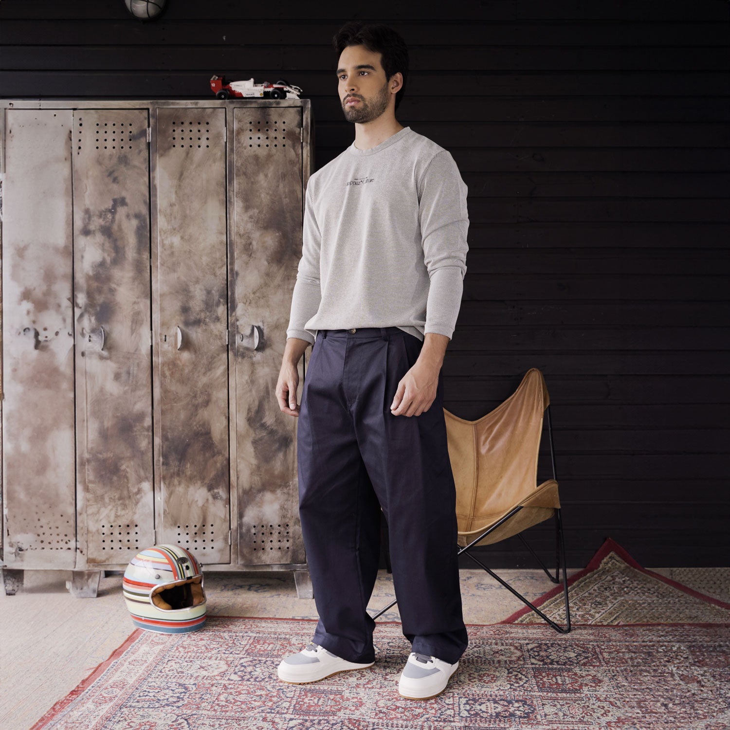 Baggy Pants Studio Cut Navy