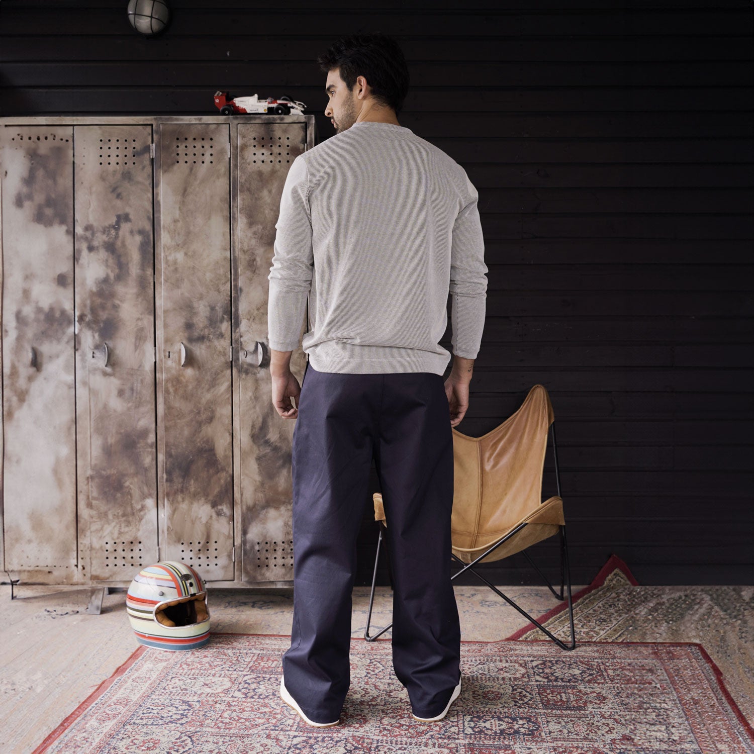 Baggy Pants Studio Cut Navy