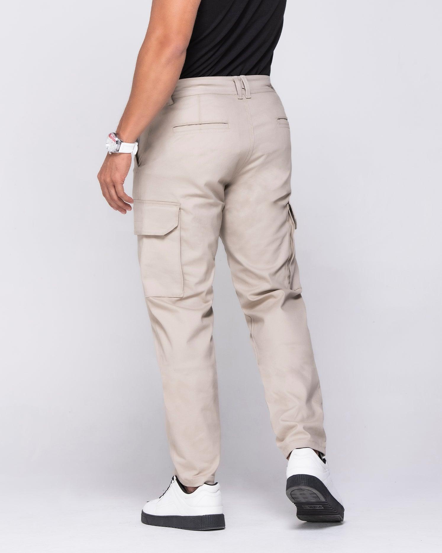 Pantalon cargo color discount caqui