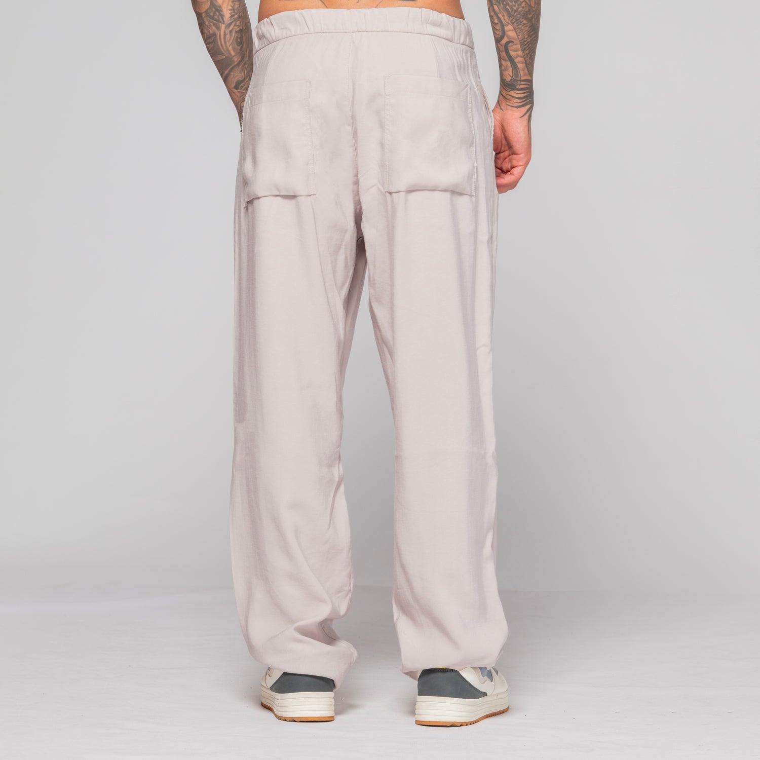 Pantalón Relaxed Fit Pretina Resortada Con Cordón Marca Rappaz