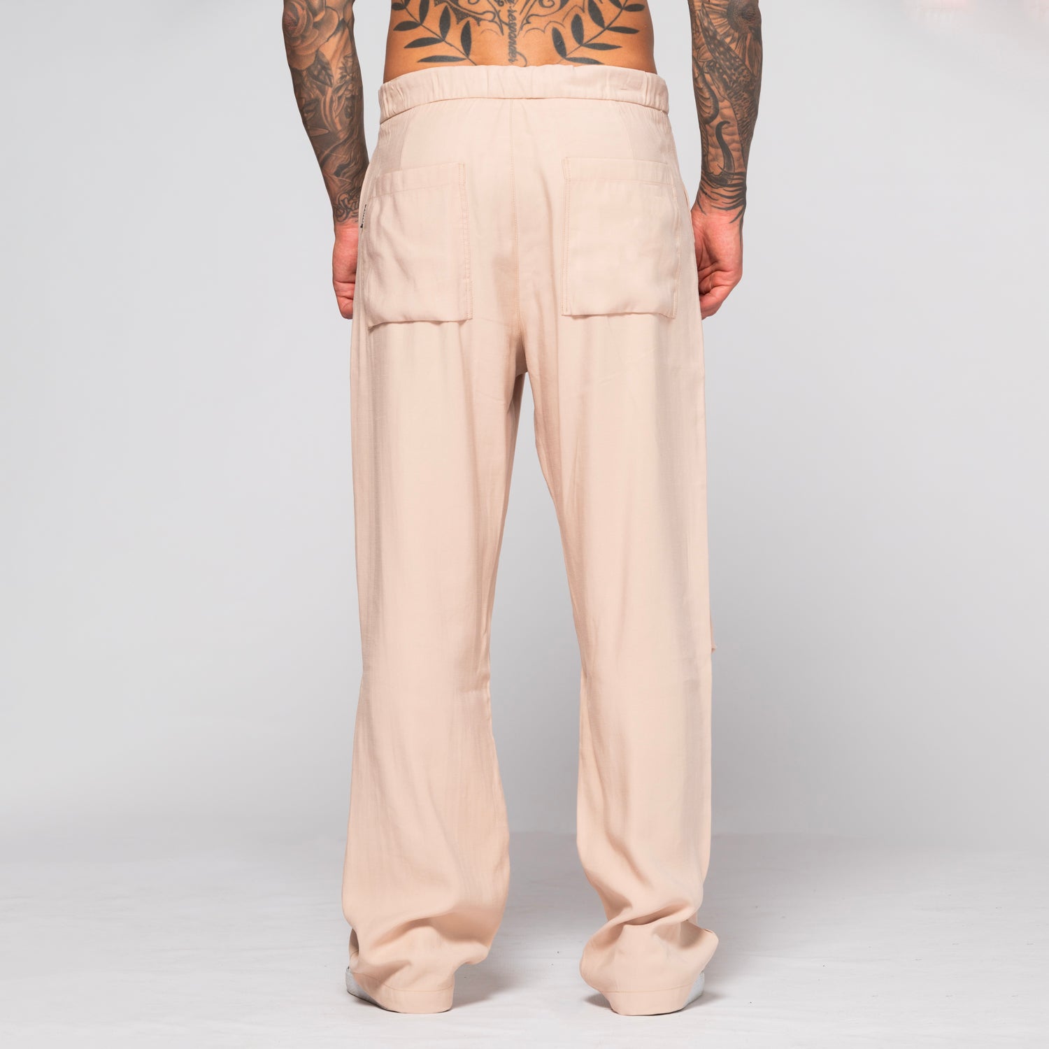 Pantalón Relaxed Fit Pretina Resortada Con Cordón Marca Rappaz
