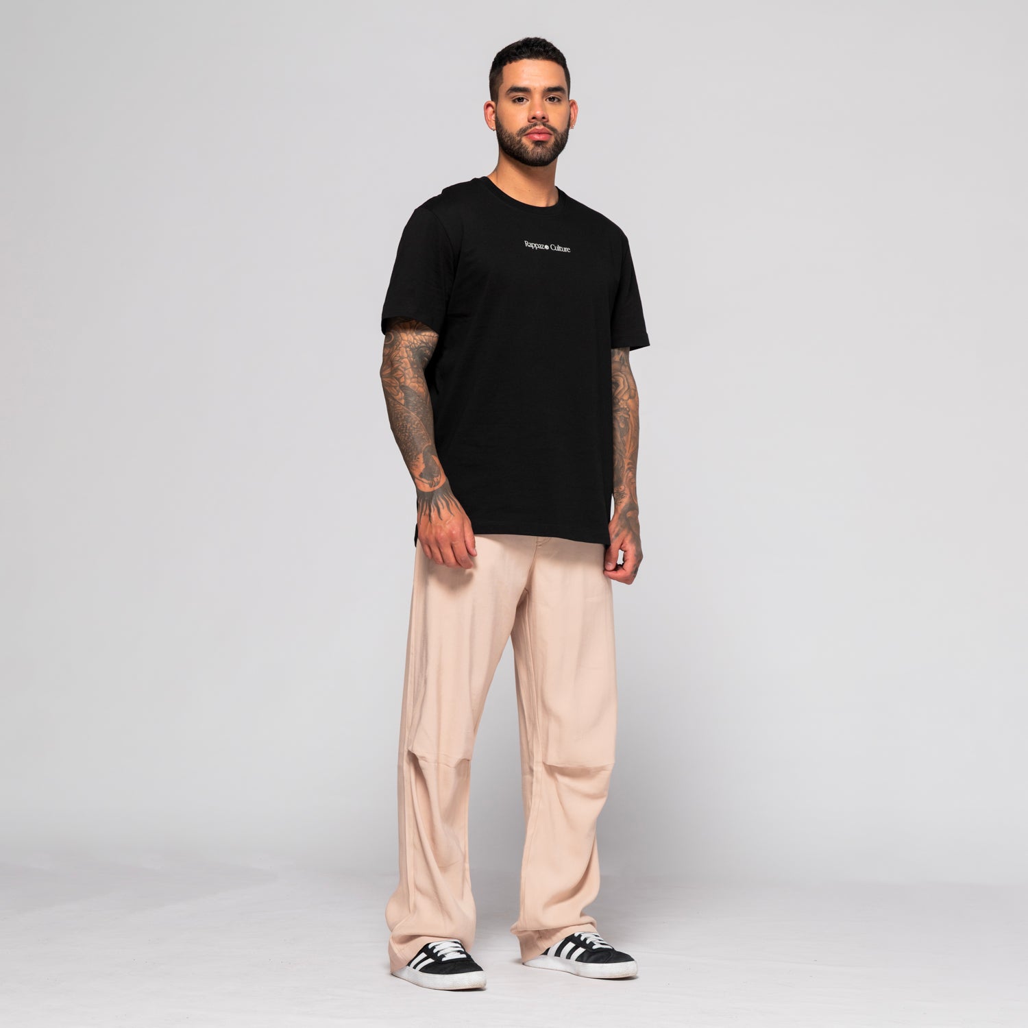 Pantalón Relaxed Fit Pretina Resortada Con Cordón Marca Rappaz