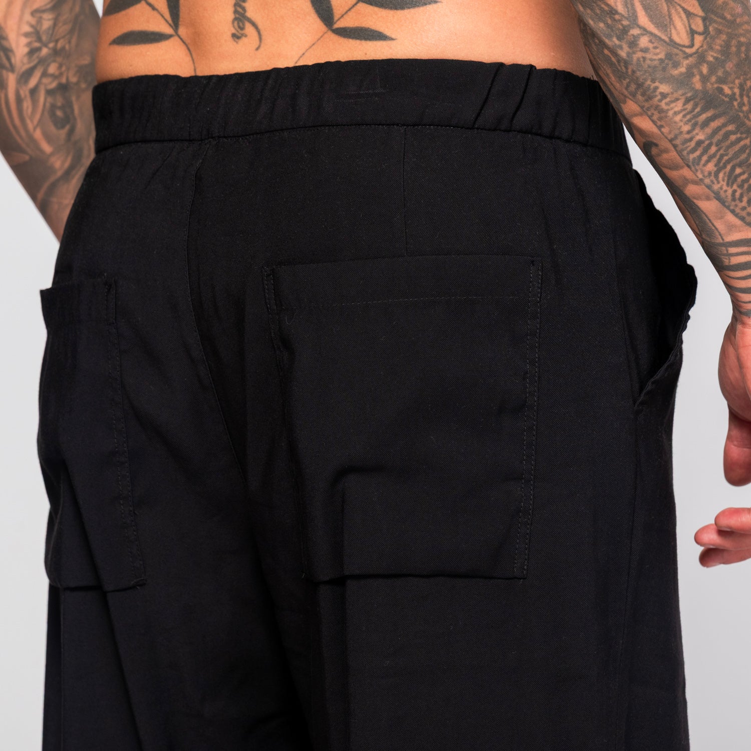 Pantalón Relaxed Fit Pretina Resortada Con Cordón Marca Rappaz