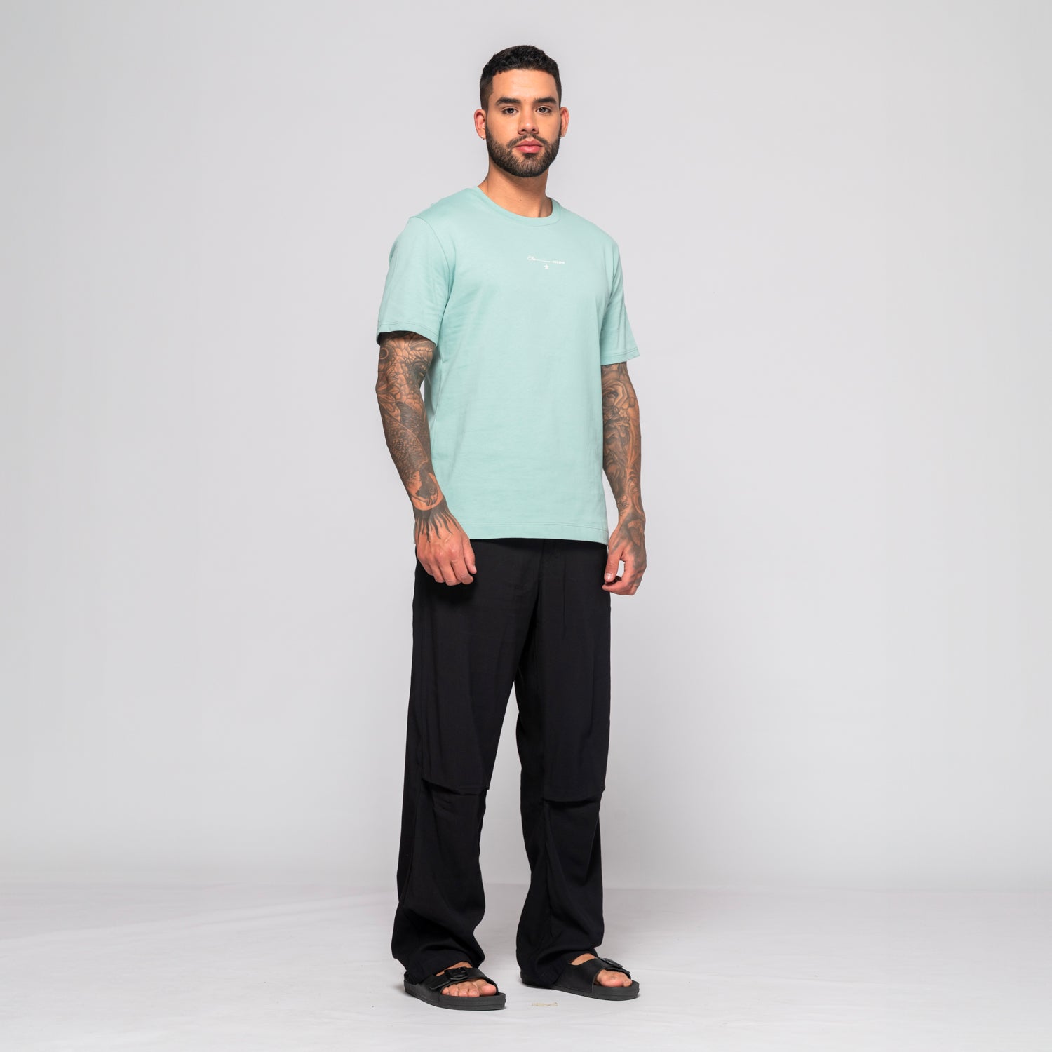 Pantalón Relaxed Fit Pretina Resortada Con Cordón Marca Rappaz
