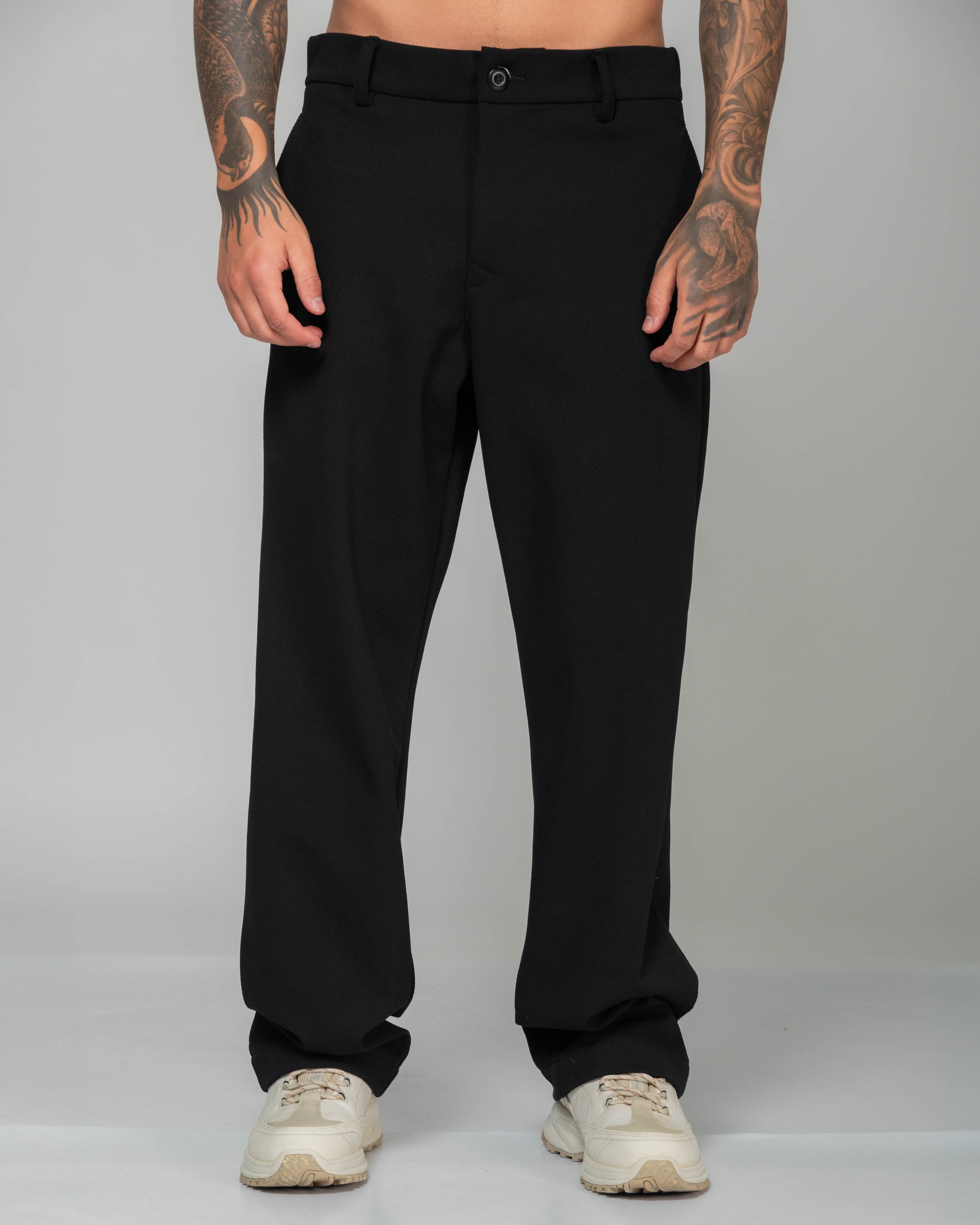 Black EcoDrift Trousers