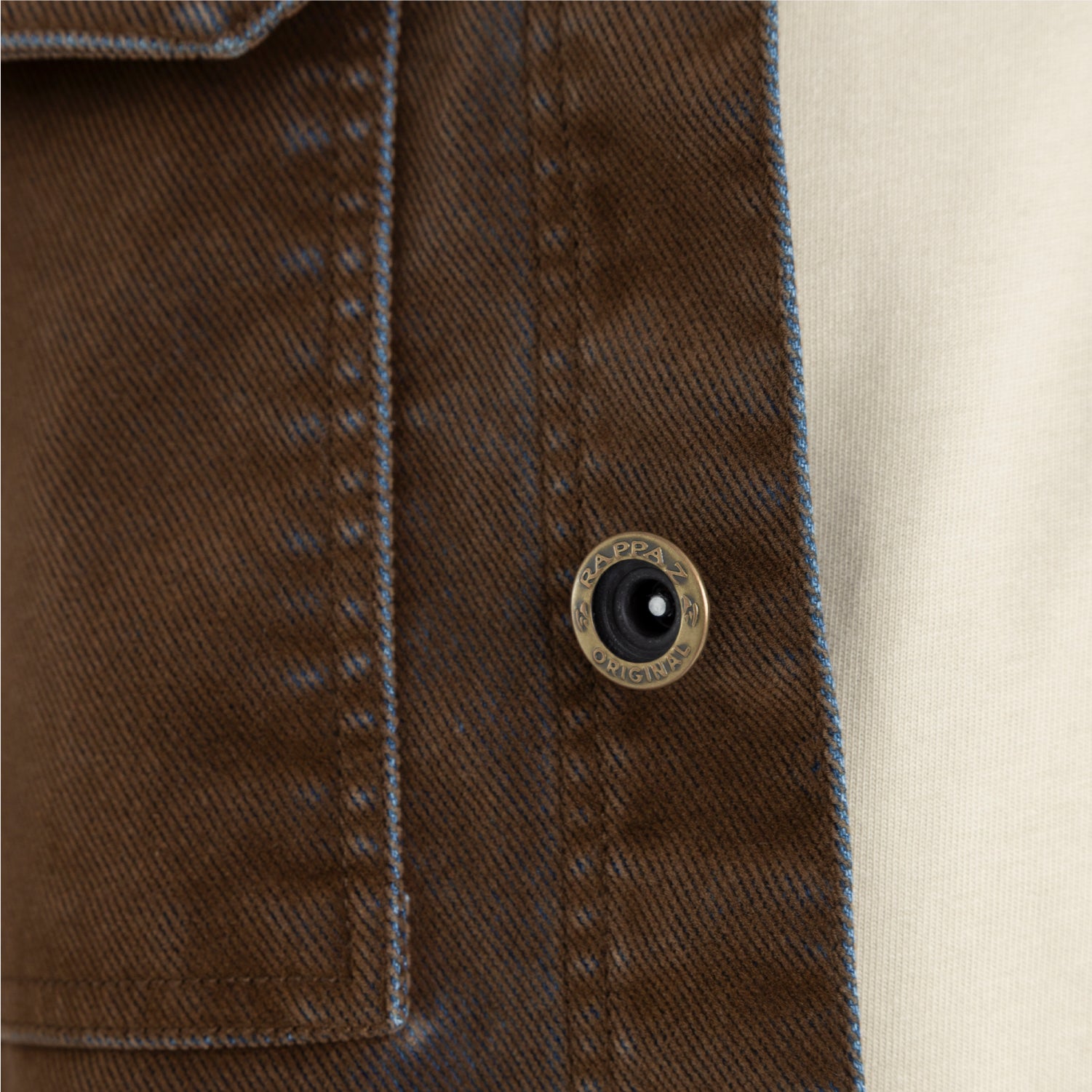 Corduroy Denim Overshirt Coffee