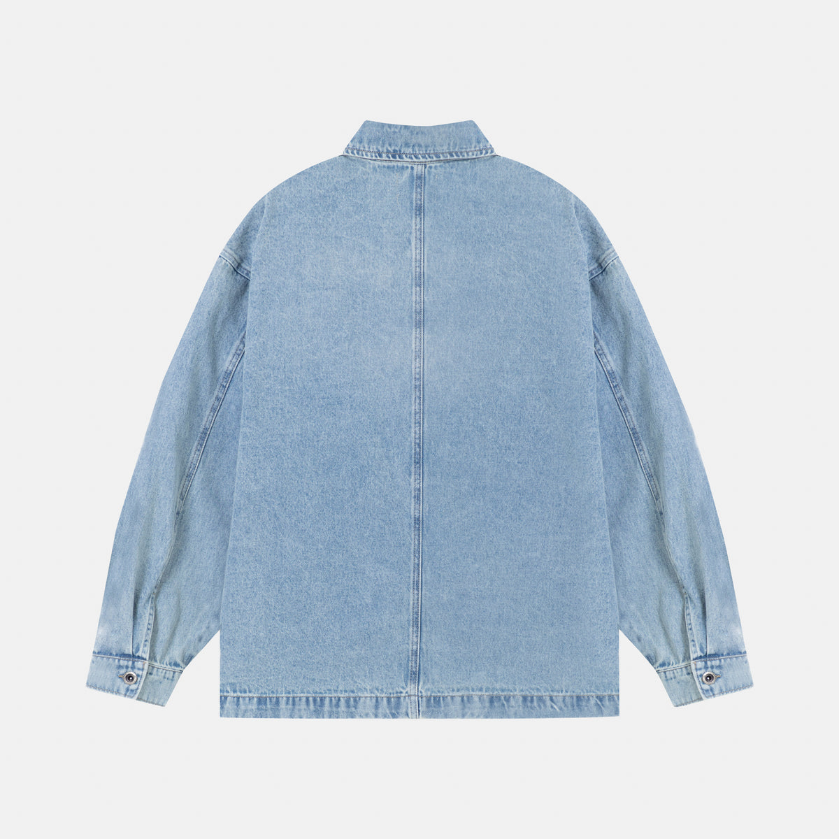 Work Denim Overshirt Azul Claro