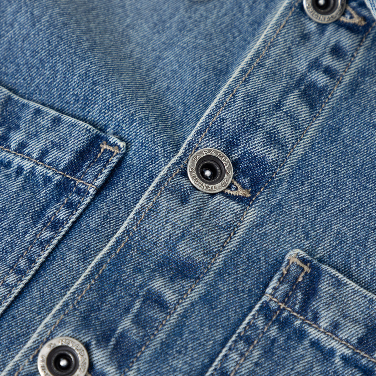 Work Denim Overshirt Azul Medio