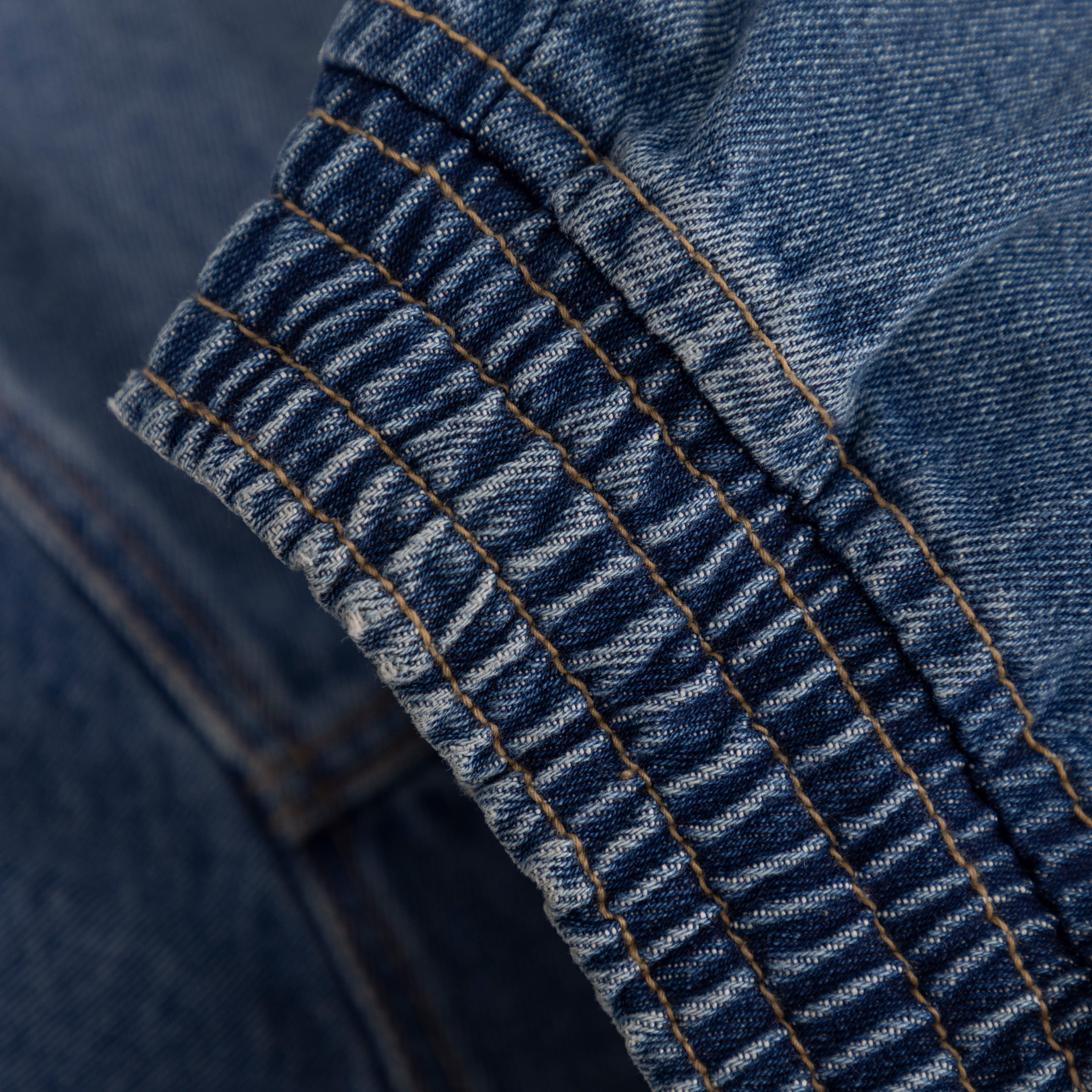 Bomber Denim Jacket Azul Medio