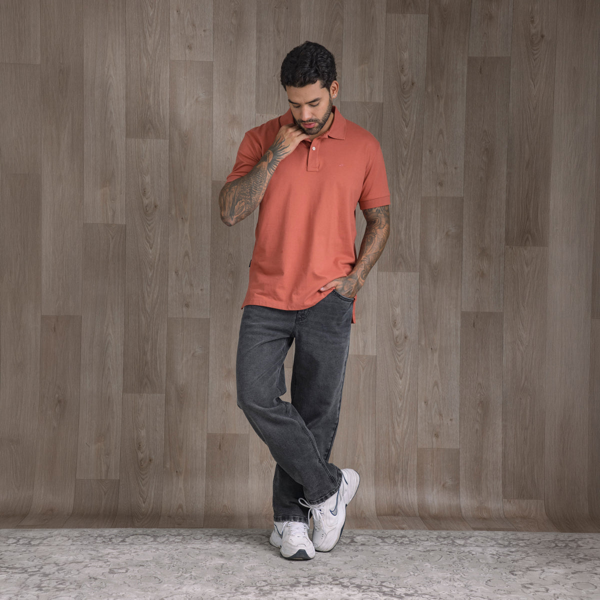 Stone Regular Jean Gris Oscuro