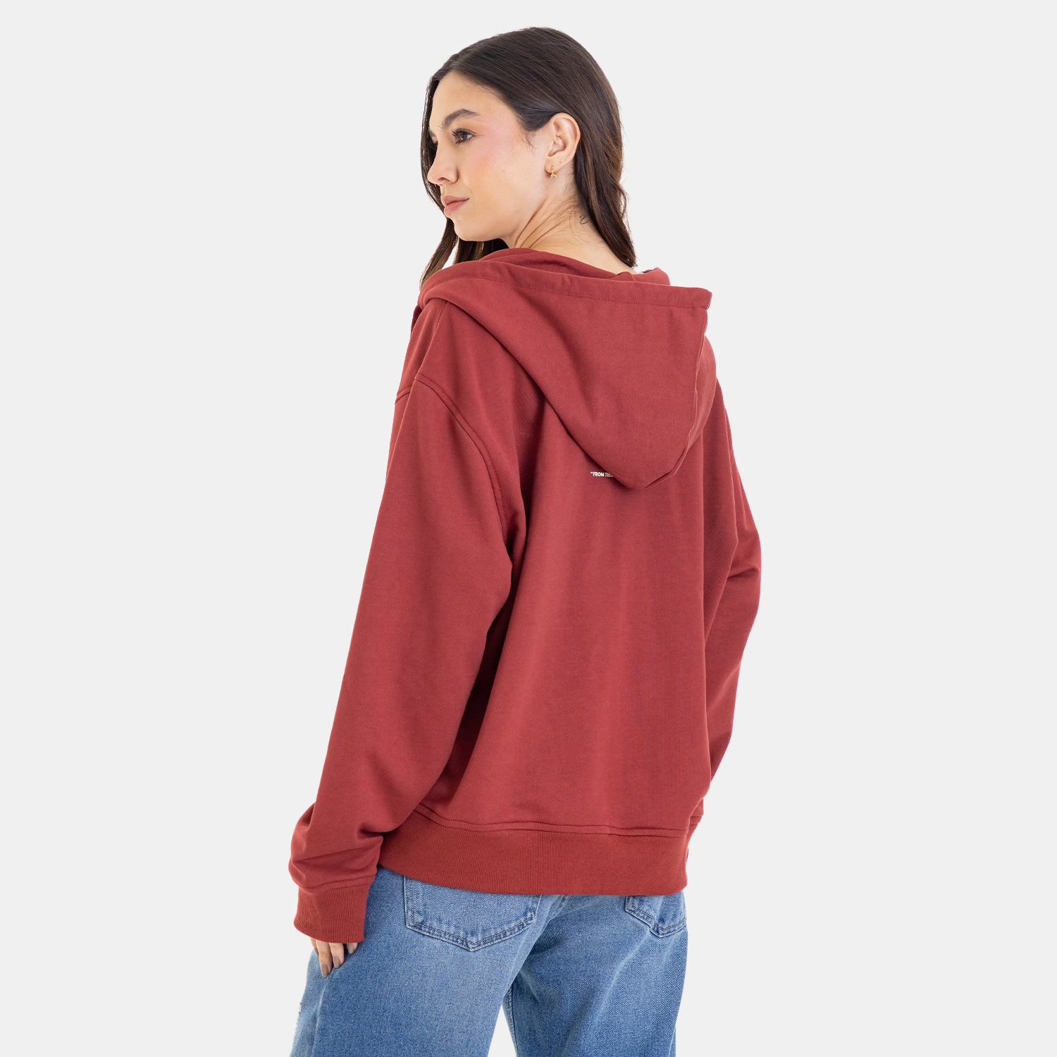 Zip Hoodie Regular Fit Red