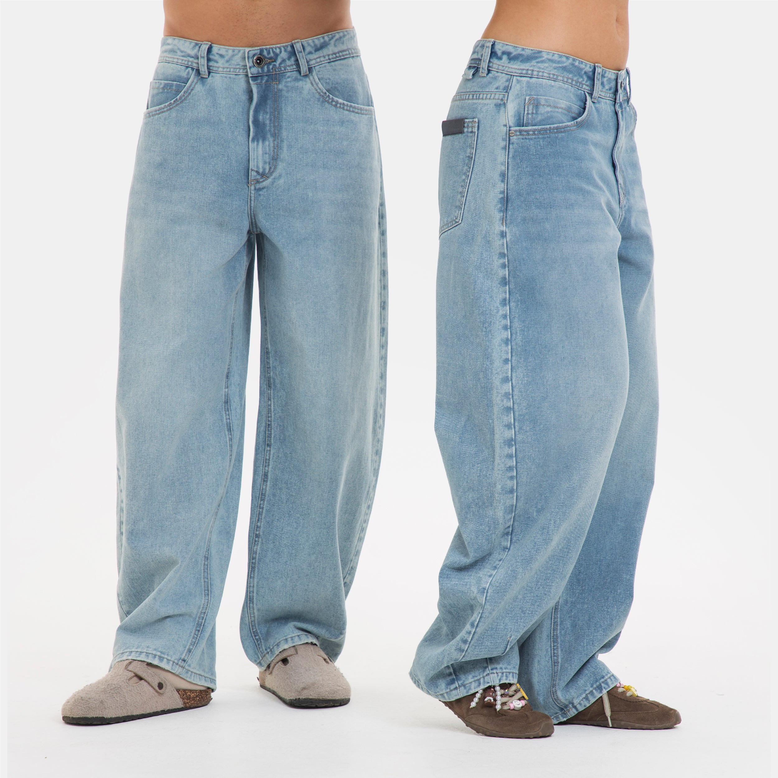 Gio Studio Barrel Jean Azul Claro