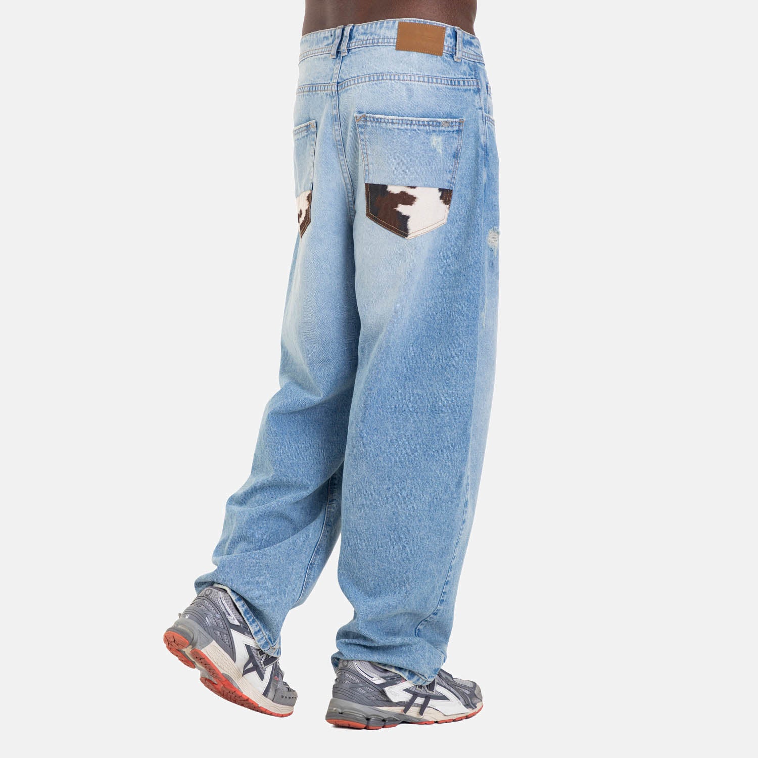 Cow Barrel Fit Denim Light Blue