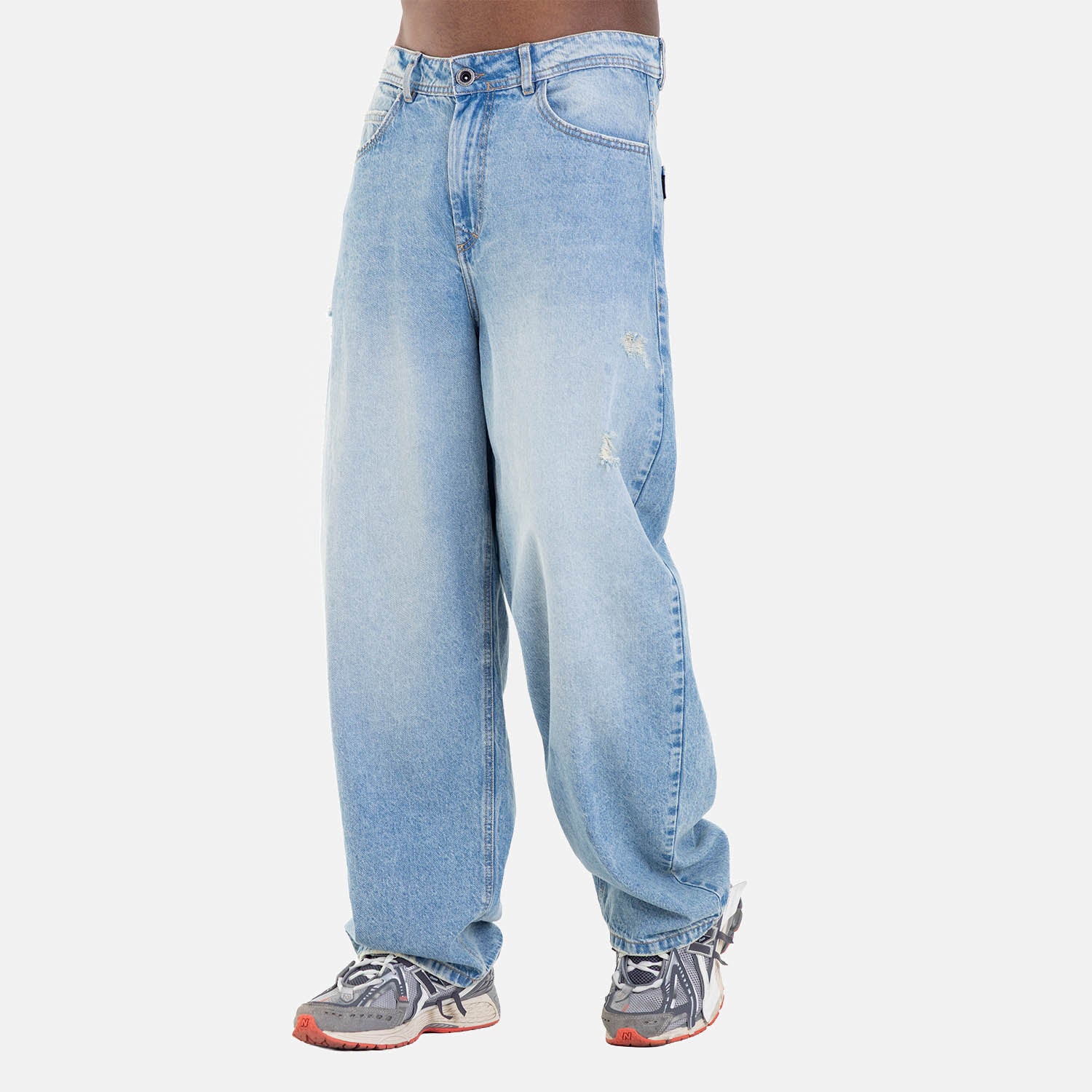 Cow Barrel Fit Denim Light Blue