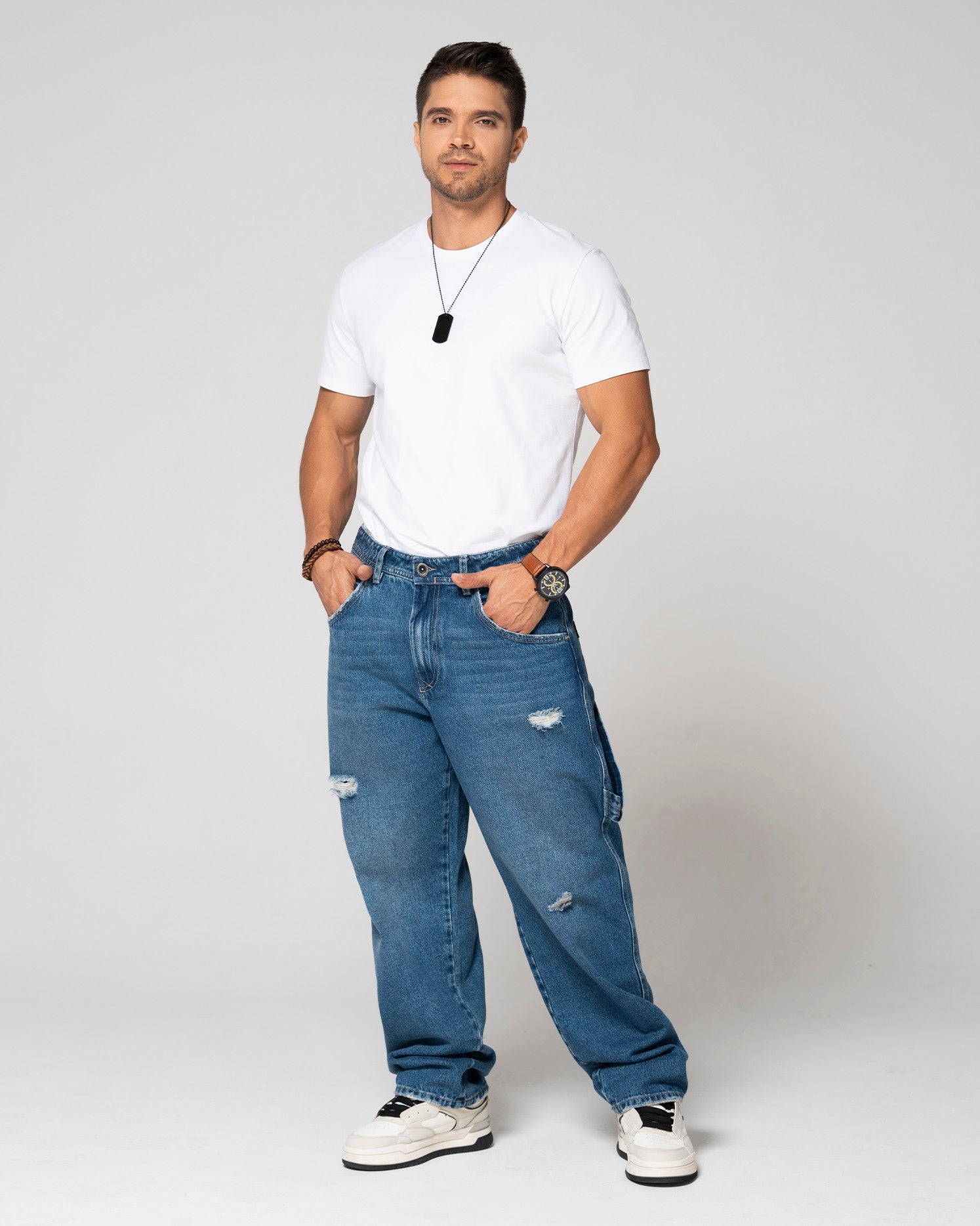 JEAN RELAXED FIT DENIM DESTROYER